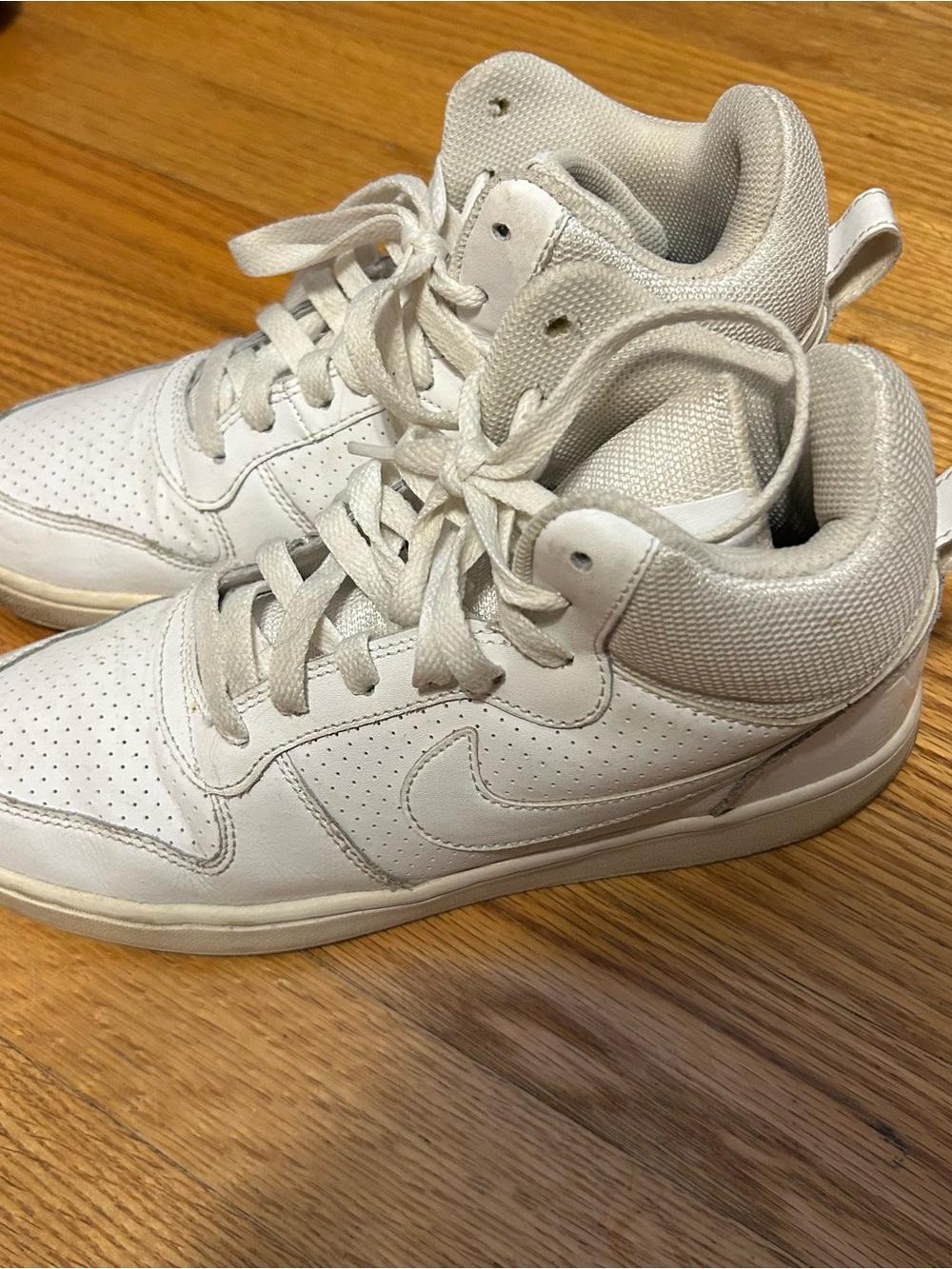 Nike White Women's High-Top Sneakers